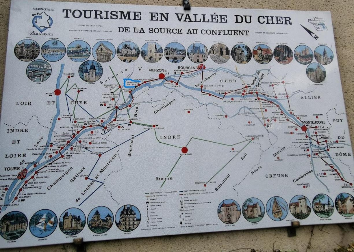 L'Echappee En Sologne Villa Mennetou-sur-Cher ภายนอก รูปภาพ